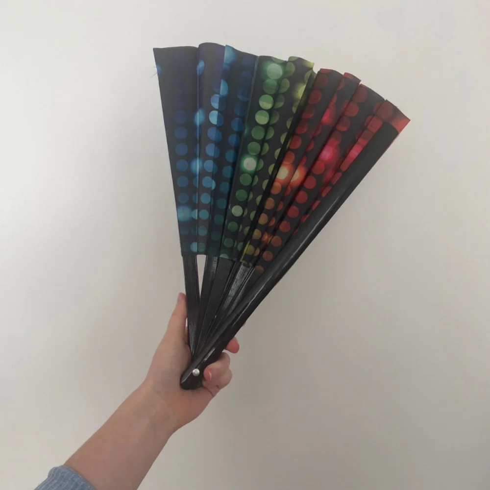 Colorful Large Fan - Picture 2 of 3